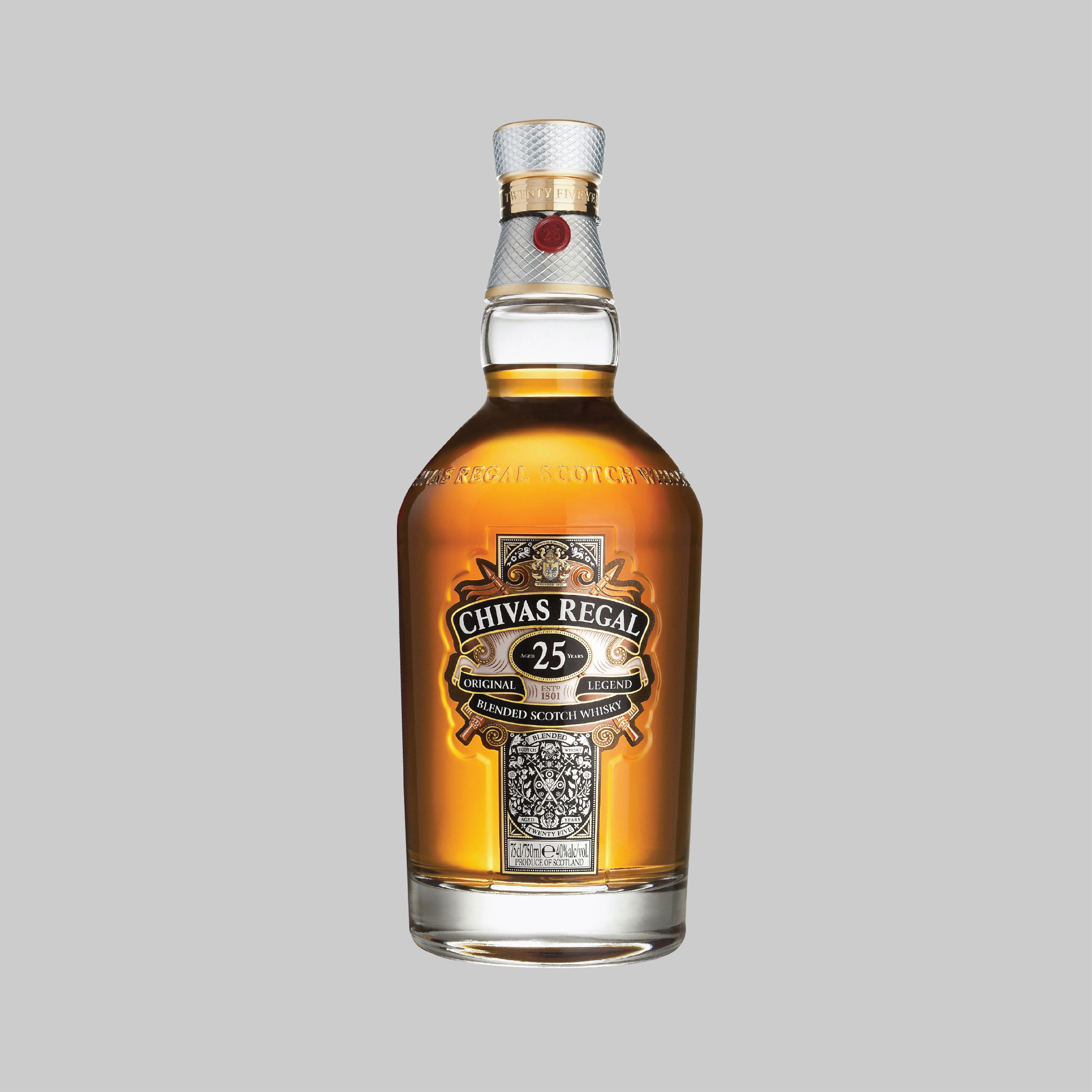 Chivas Regal 25 Year Old Blended Scotch Whisky 700ml 40.0% | Time2Drink